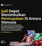 Hadits Tentang Judi Haram