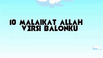 Lirik Lagu Sepuluh Malaikat Allah